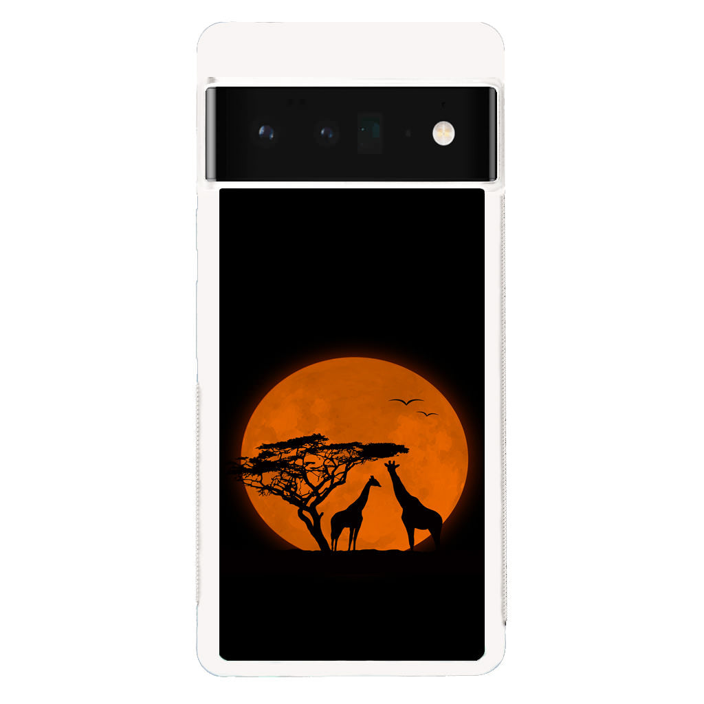 Giraffes Silhouette Google Pixel 6 Pro Case