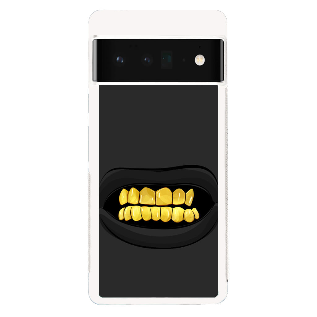 Gold Grillz Google Pixel 6 Pro Case