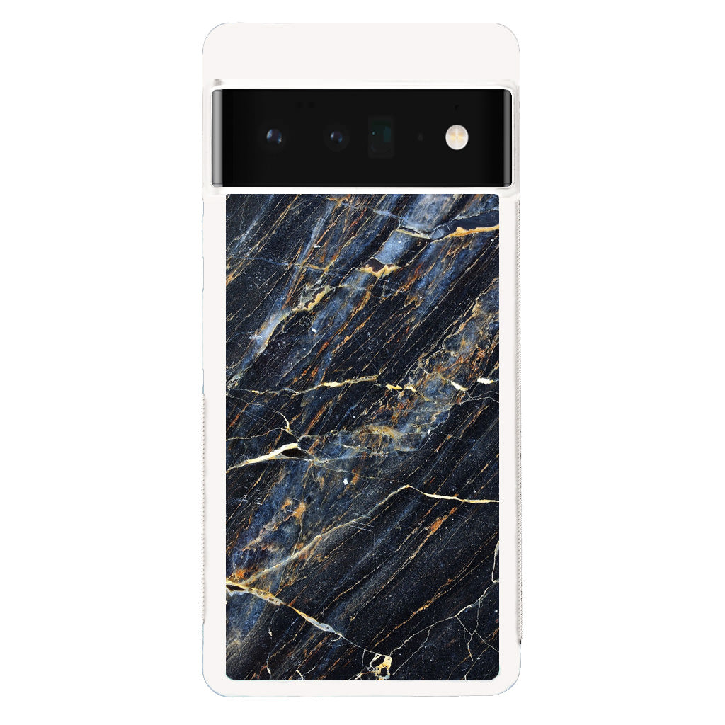 Golden Black Marble Google Pixel 6 Pro Case