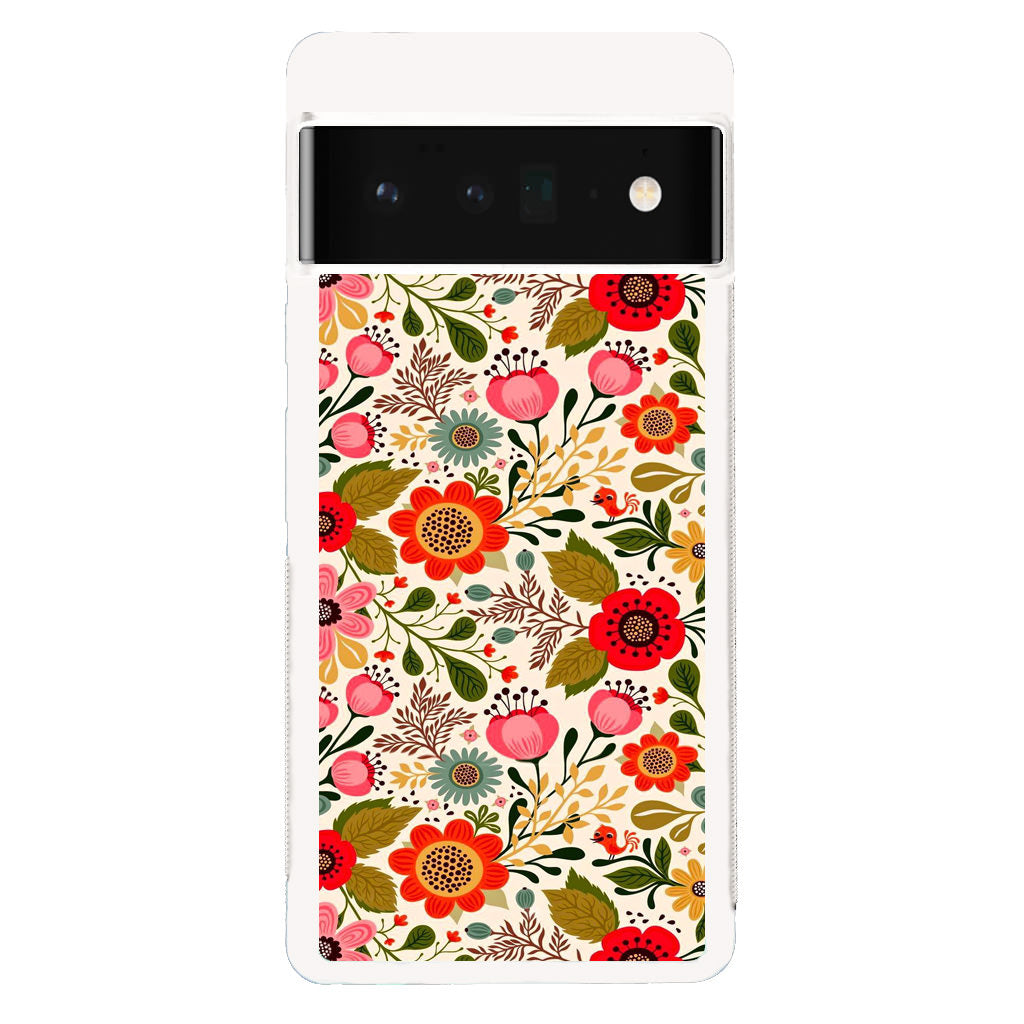 Hello Spring Pattern Google Pixel 6 Pro Case