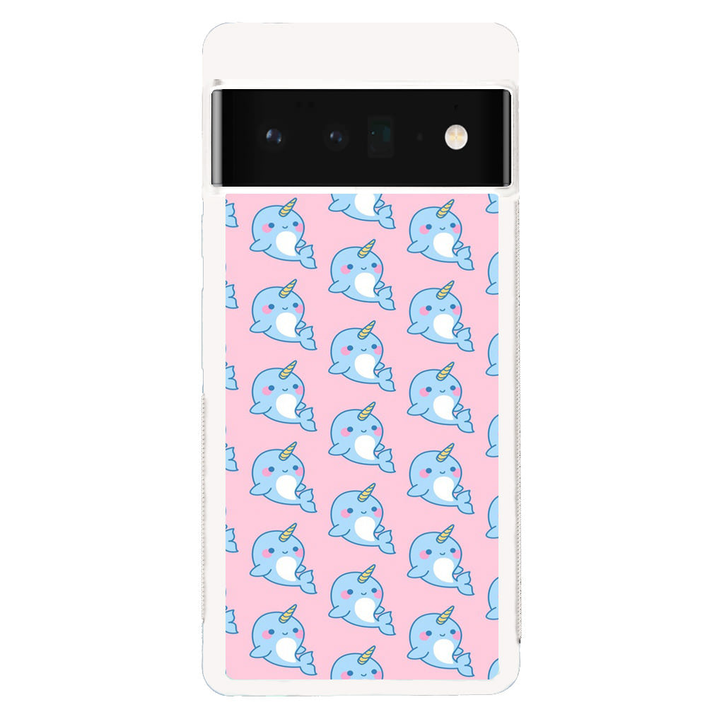 Horned Whales Pattern Google Pixel 6 Pro Case