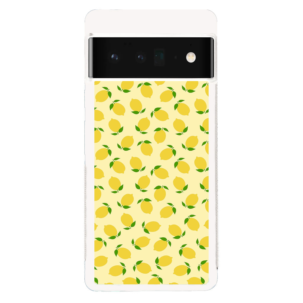 Lemons Fruit Pattern Google Pixel 6 Pro Case