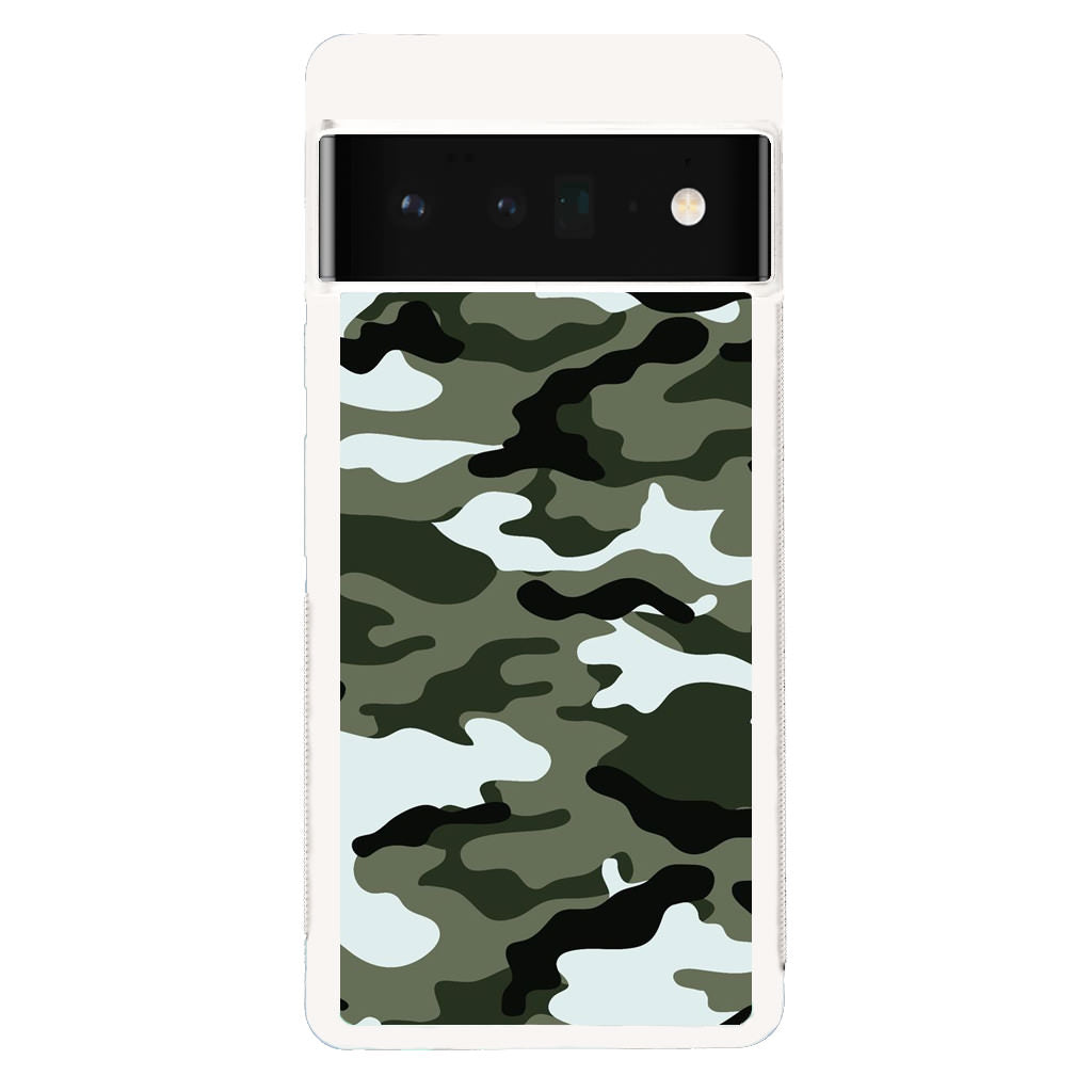 Military Green Camo Google Pixel 6 Pro Case