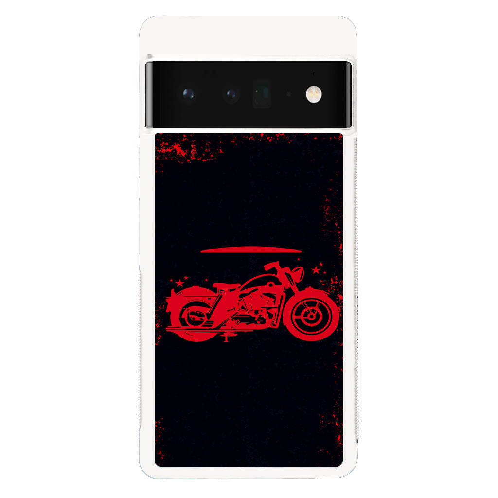 Motorcycle Red Art Google Pixel 6 Pro Case