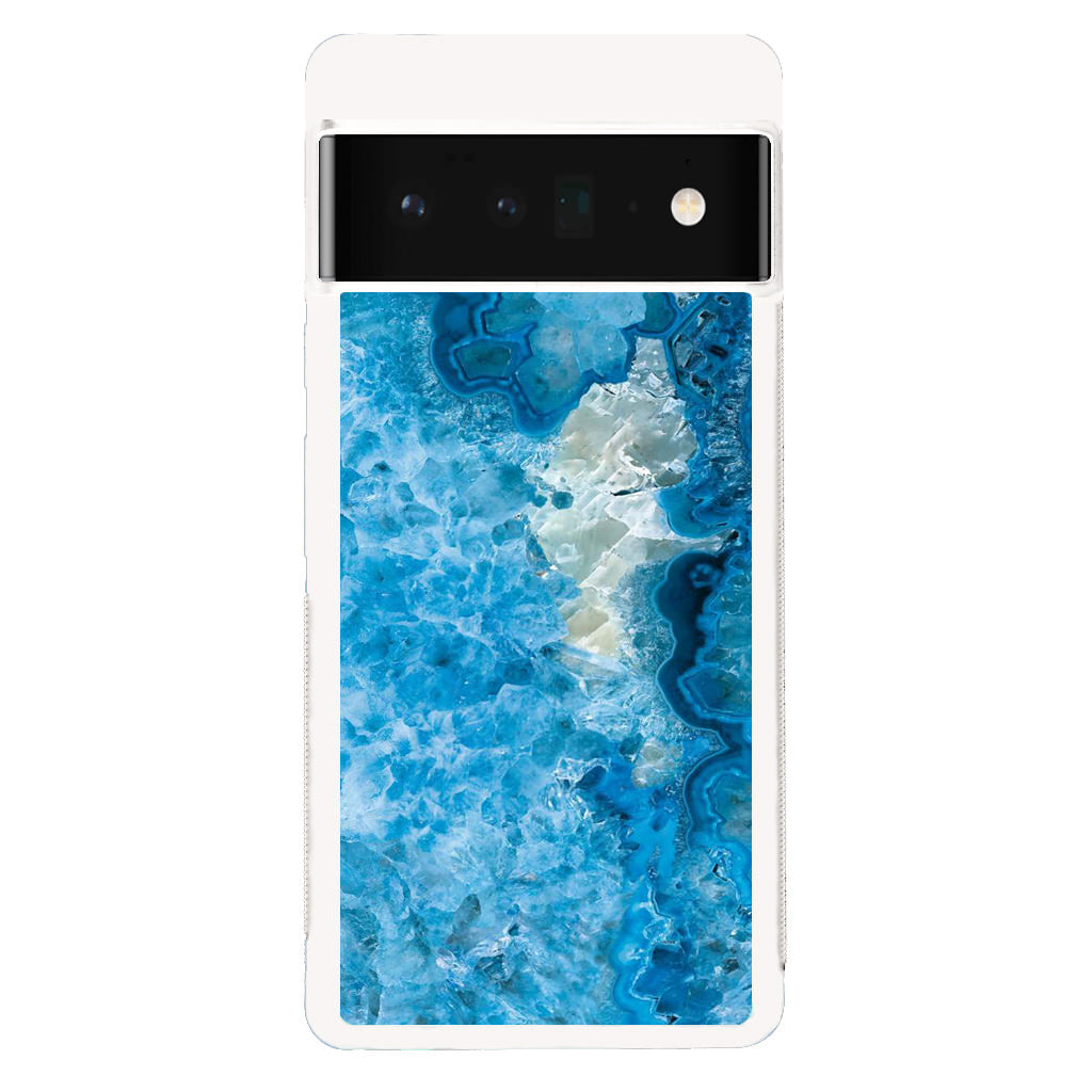 Navy Blue Marble Google Pixel 6 Pro Case