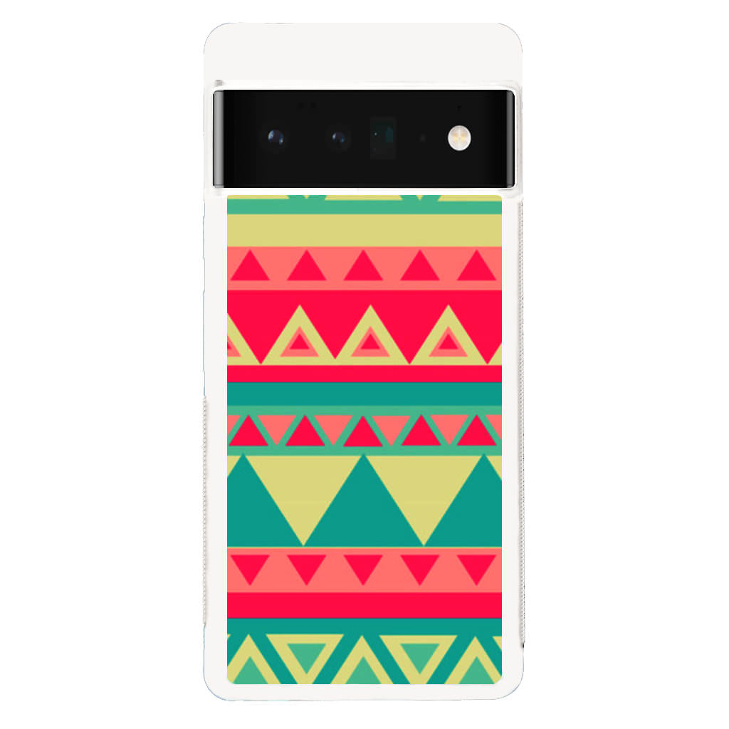 Old Aztec Pattern Google Pixel 6 Pro Case