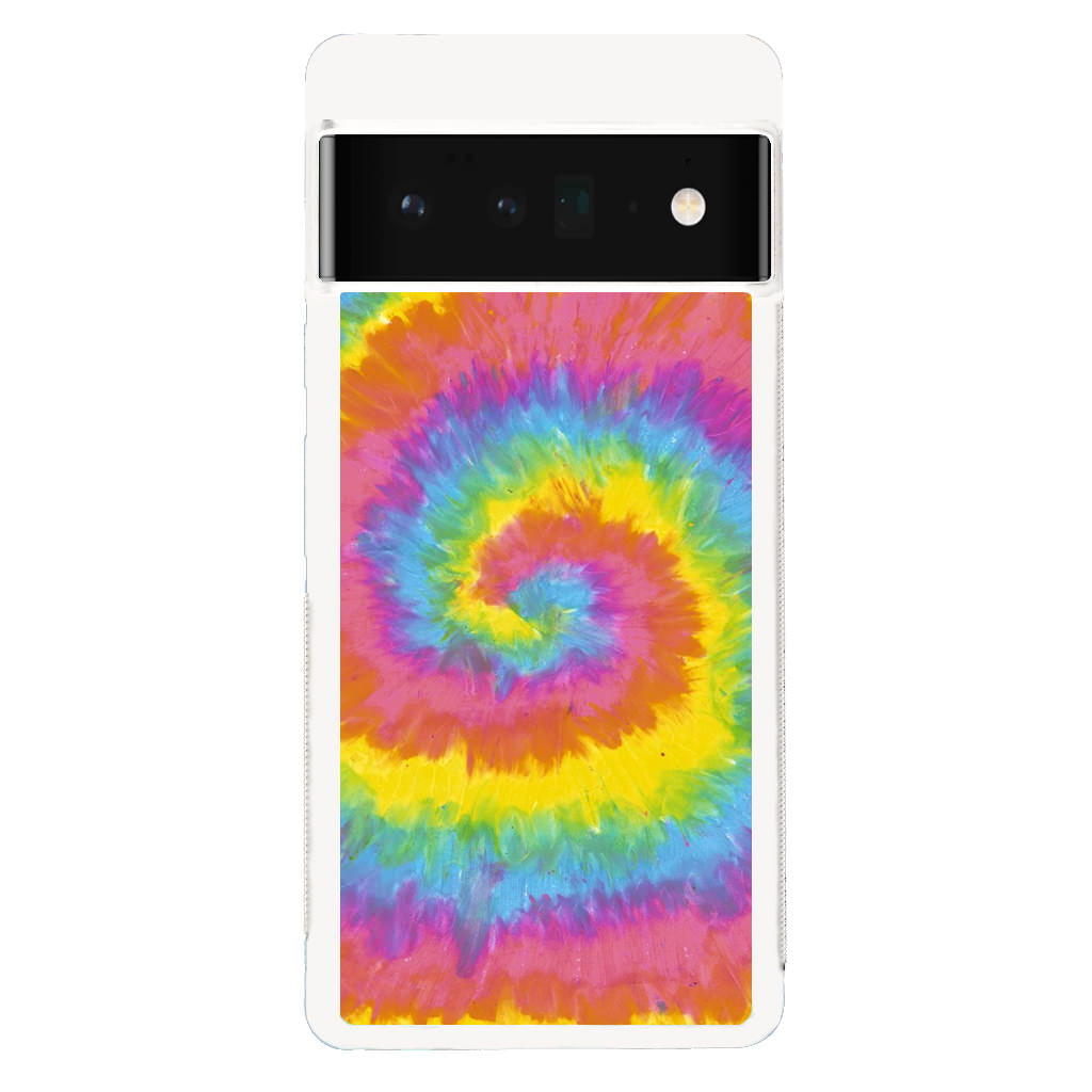 Pastel Rainbow Tie Dye Google Pixel 6 Pro Case