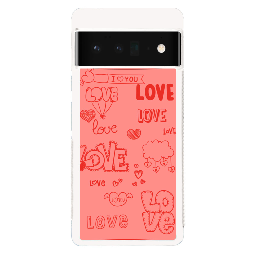 Pink Lover Google Pixel 6 Pro Case