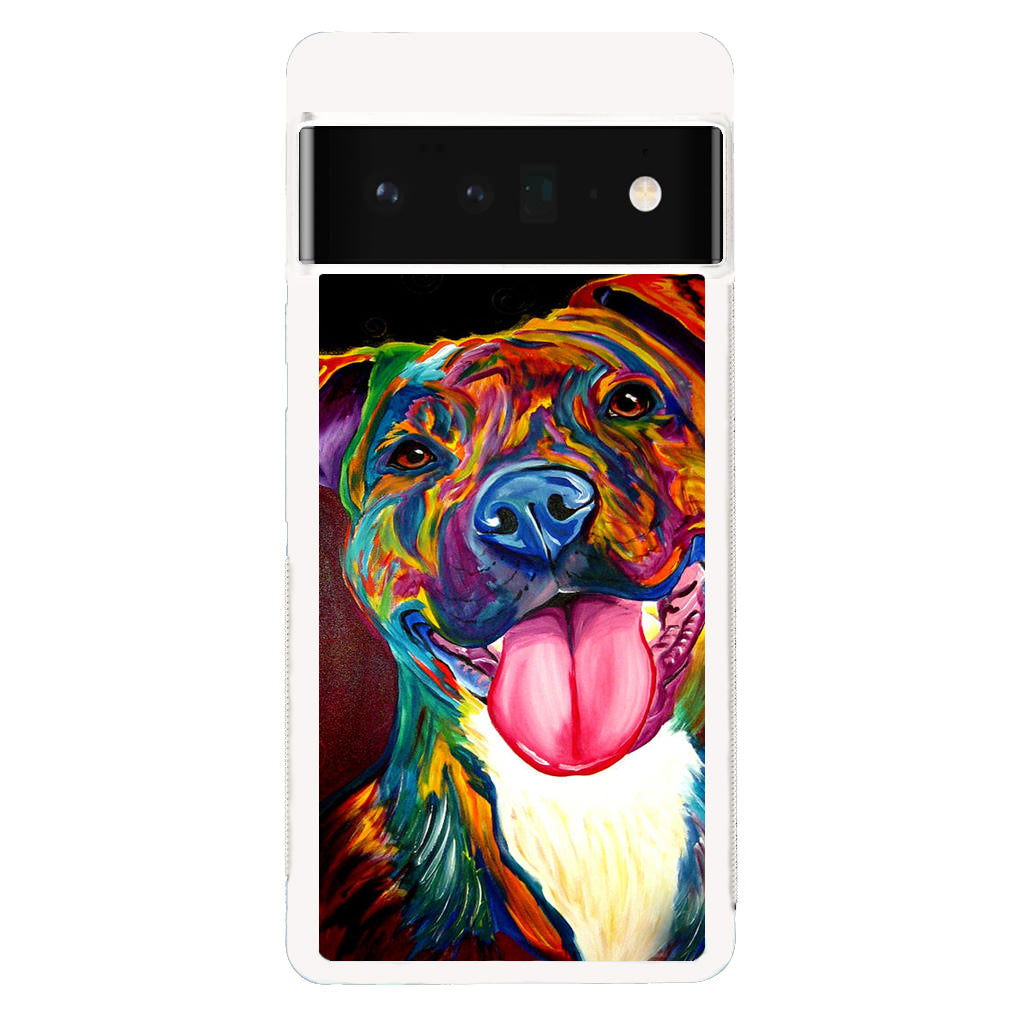 Pitbull Painting Art Google Pixel 6 Pro Case