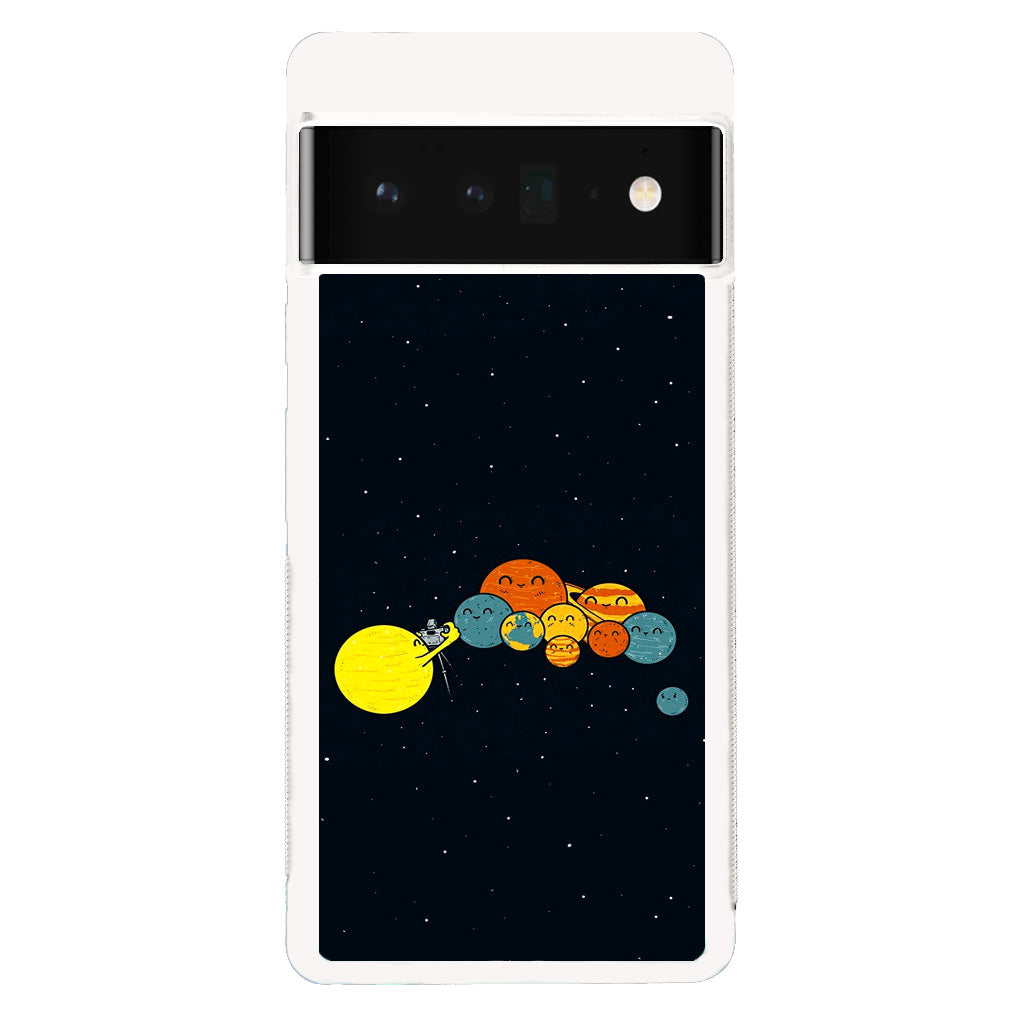 Planet Cute Illustration Google Pixel 6 Pro Case