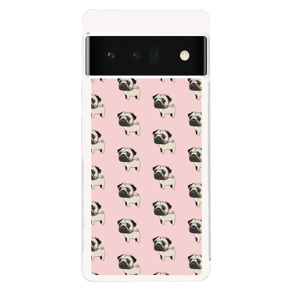 Pugs Pattern Google Pixel 6 Pro Case