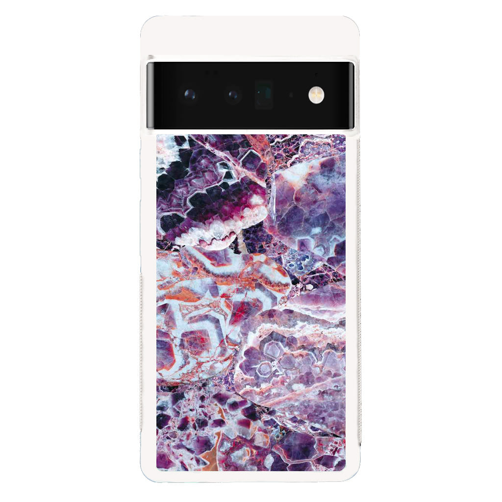 Purple Marble Google Pixel 6 Pro Case