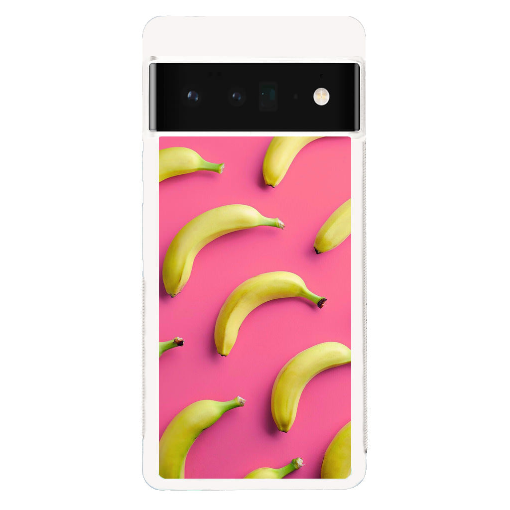 Real Bananas Fruit Pattern Google Pixel 6 Pro Case