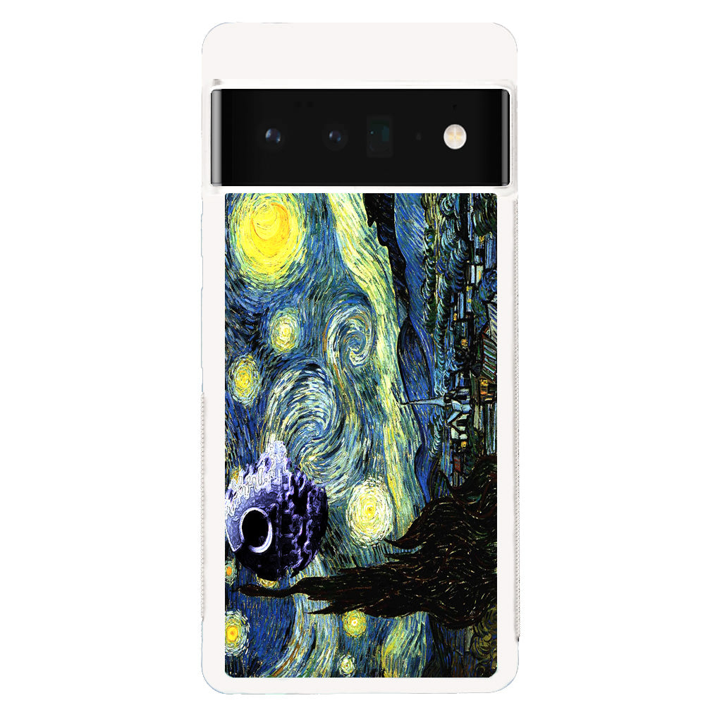 Skellington on a Starry Night Google Pixel 6 Pro Case