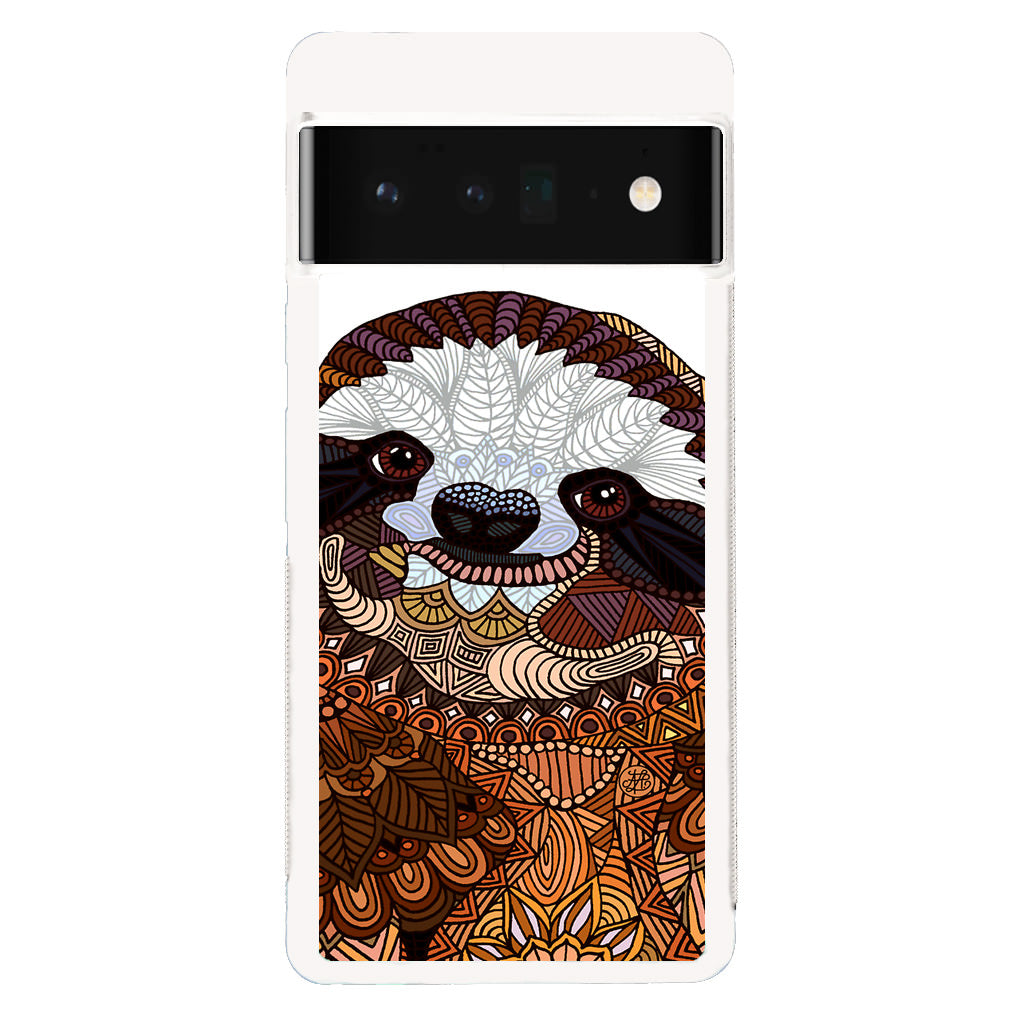 Sloth Ethnic Pattern Google Pixel 6 Pro Case