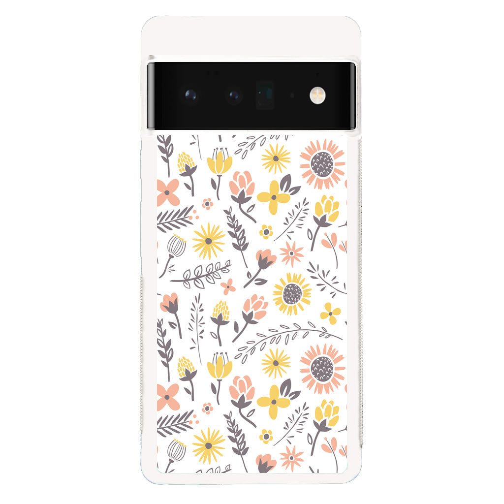 Spring Things Pattern Google Pixel 6 Pro Case