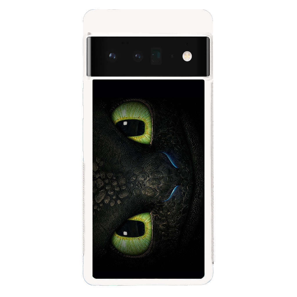 Toothless Dragon Eyes Close Up Google Pixel 6 Pro Case