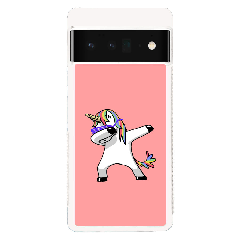 Unicorn Dabbing Pink Google Pixel 6 Pro Case