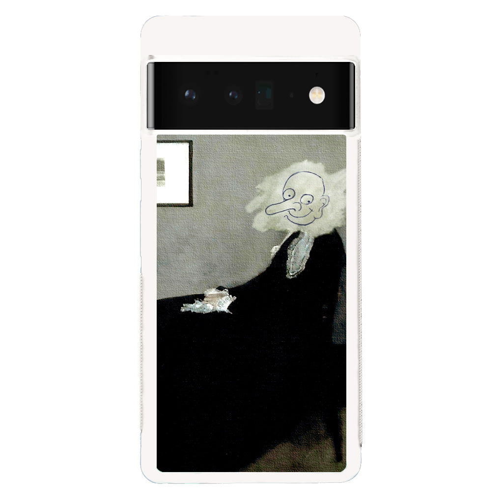 Whistler's Mother by Mr. Bean Google Pixel 6 Pro Case