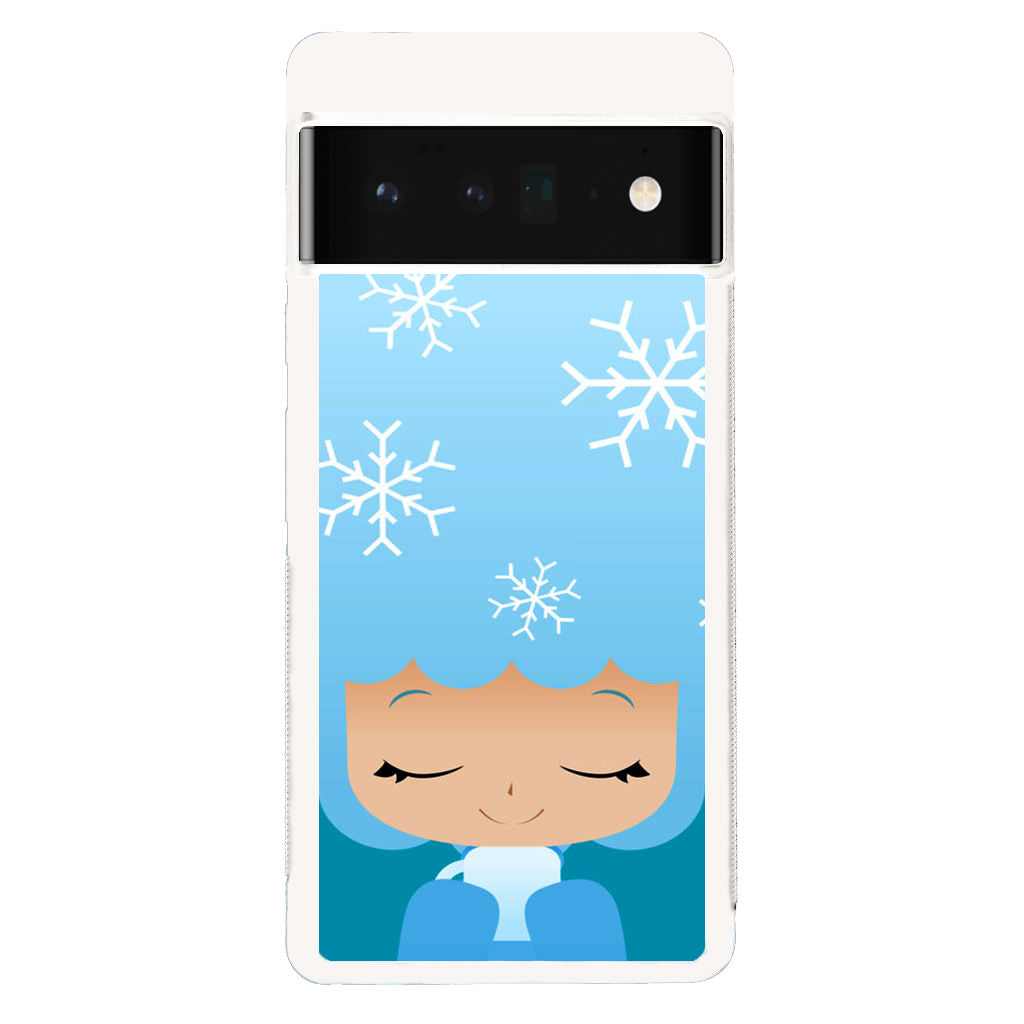 Winter Afro Girl Google Pixel 6 Pro Case