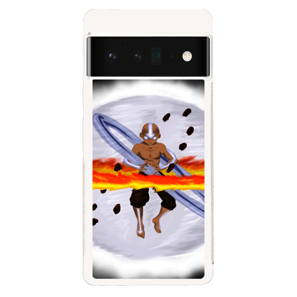 Avatar Aang Controls Four Elements Google Pixel 6 Pro Case