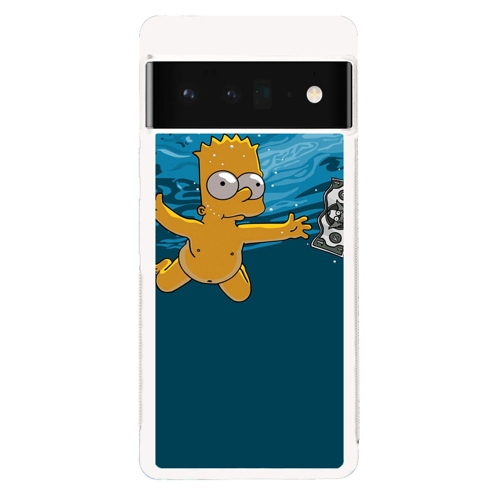 Bart Swimming For Money Google Pixel 6 Pro Case