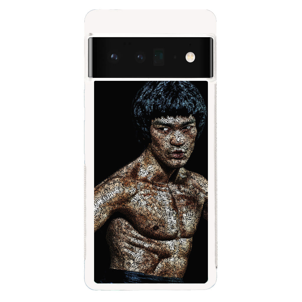 Bruce Lee Typograph Google Pixel 6 Pro Case