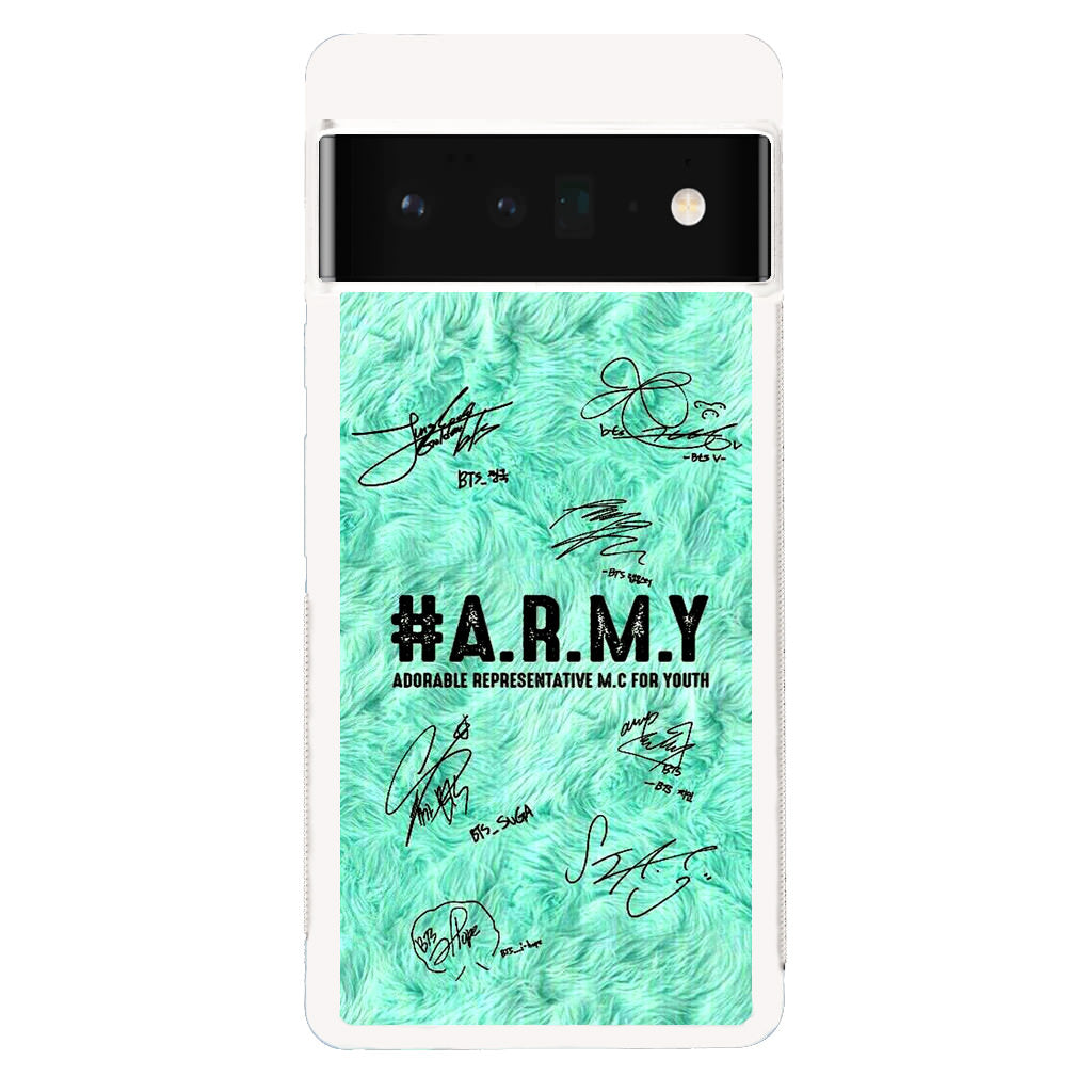 BTS Army Signature Google Pixel 6 Pro Case