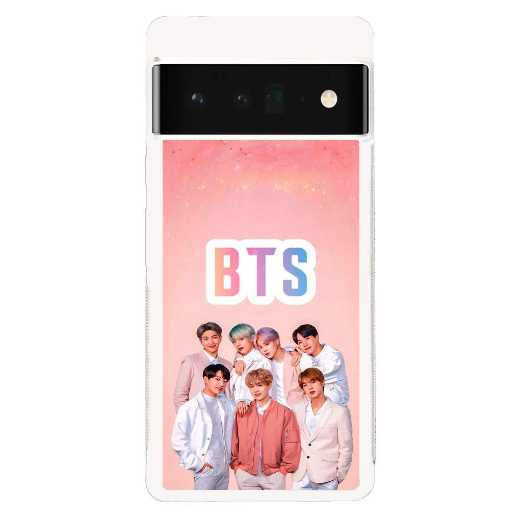 BTS Member in Pink Google Pixel 6 Pro Case