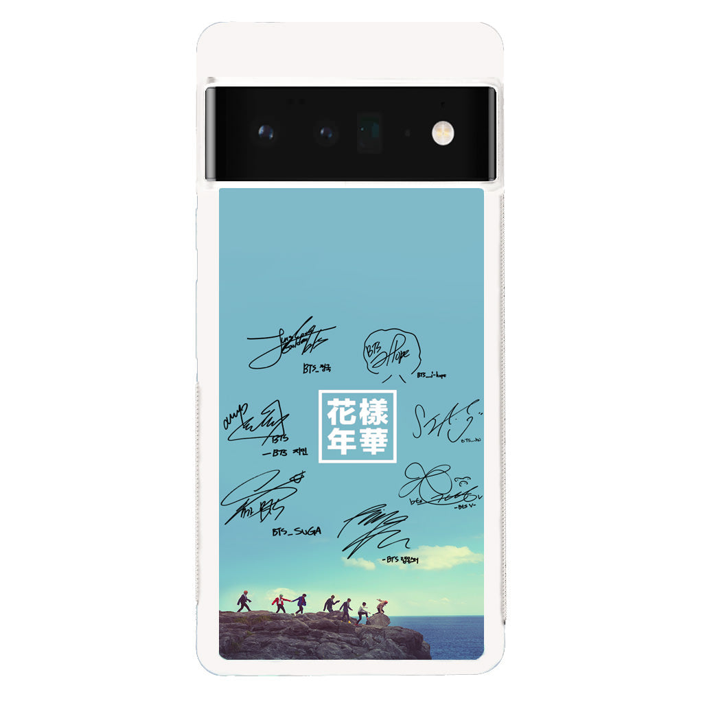 BTS Signature Google Pixel 6 Pro Case