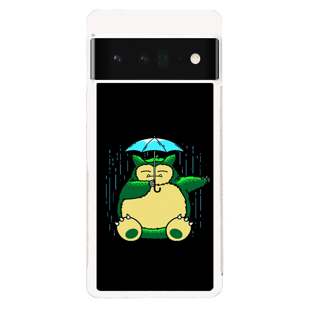 Cute Snorlax Umbrella Google Pixel 6 Pro Case