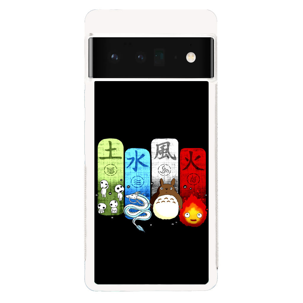 Ghibli Elemental Charms Google Pixel 6 Pro Case