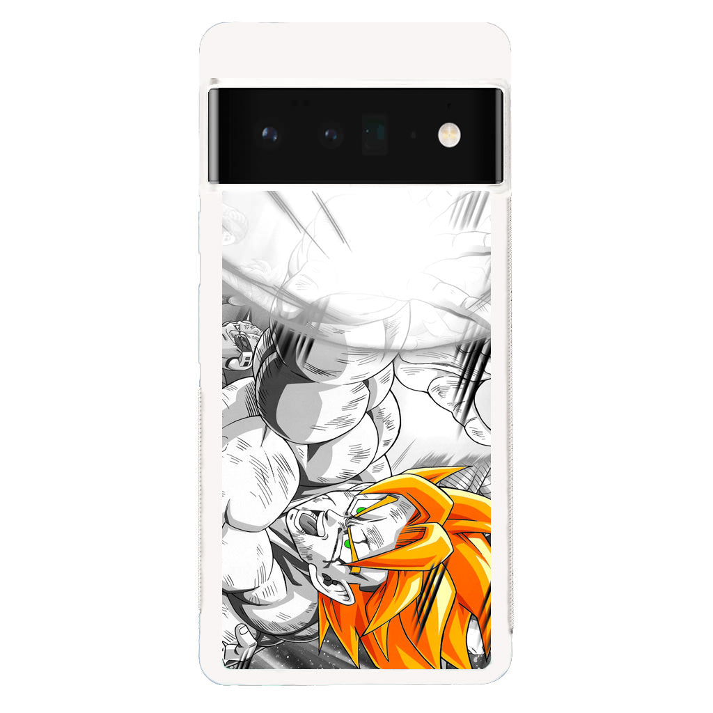 Dragon Ball Z Samsung Galaxy Z Fold 4 Clear Case