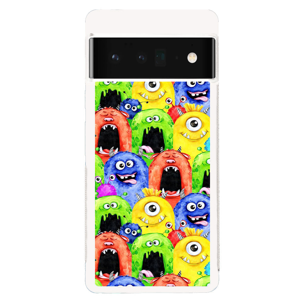 Monster Watercolor Art Google Pixel 6 Pro Case