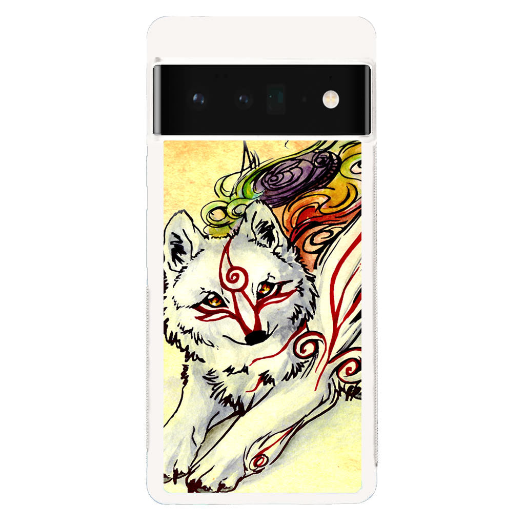 Okami Amaterasu Google Pixel 6 Pro Case