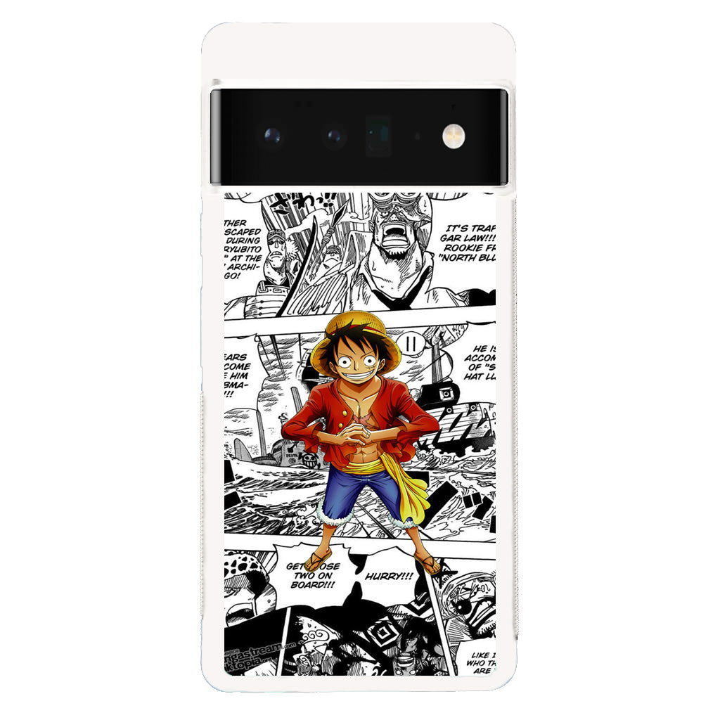 One Piece Luffy Comics Google Pixel 6 Pro Case