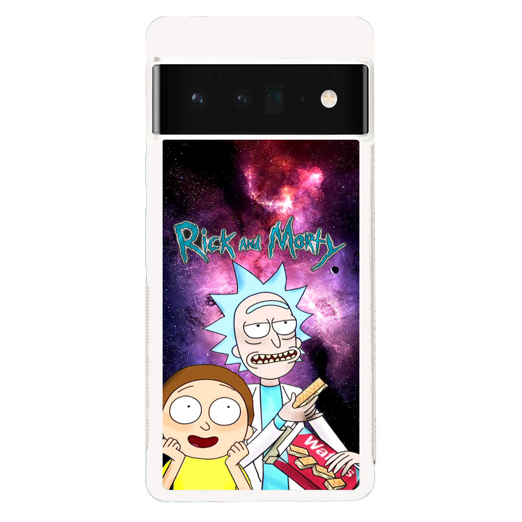 Rick And Morty Nebula Space Google Pixel 6 Pro Case