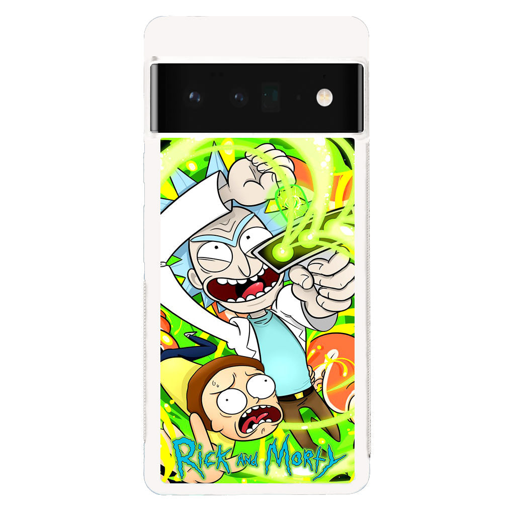 Rick And Morty Shoot Portal Gun Google Pixel 6 Pro Case