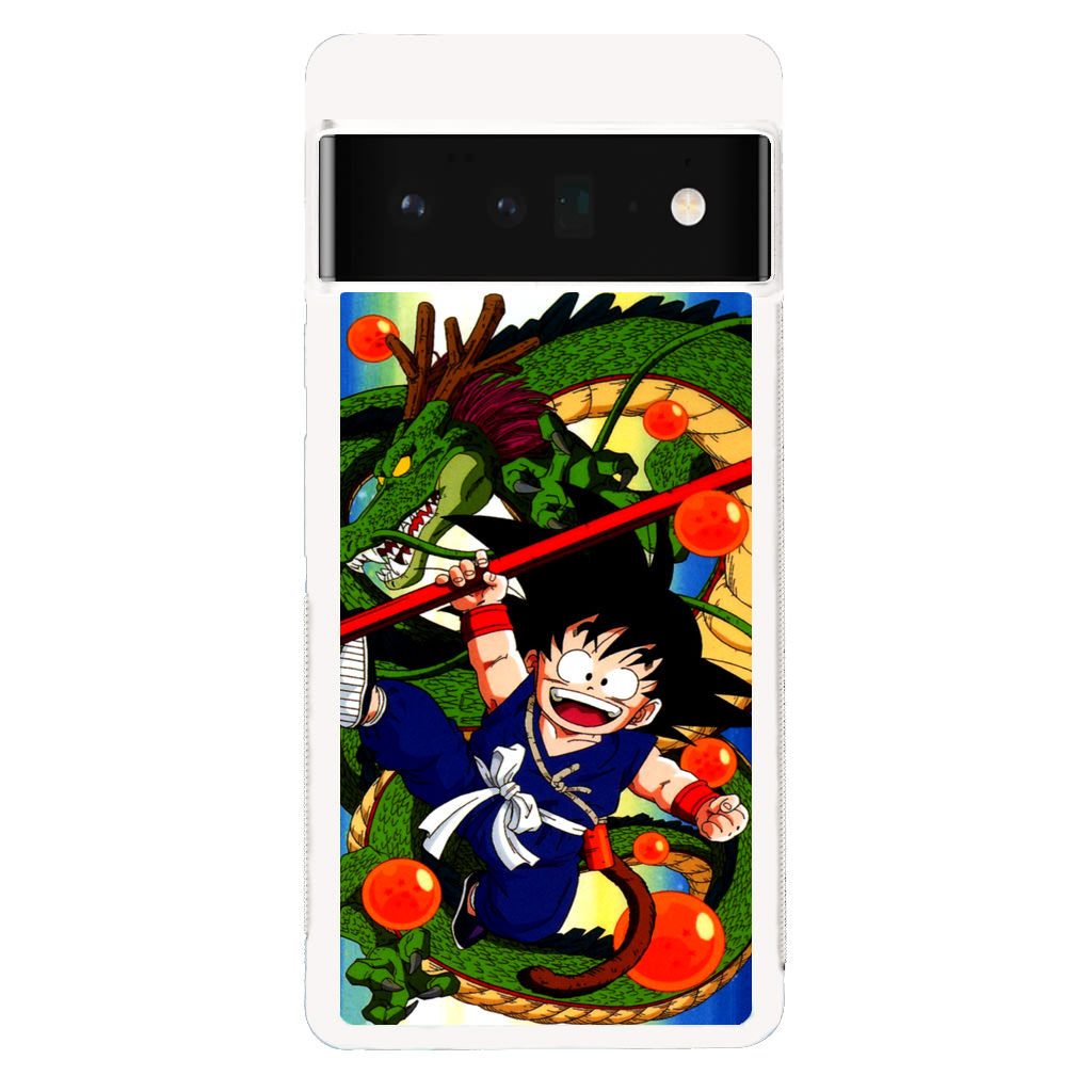 Shenlong And Little Goku Dragon Ball Google Pixel 6 Pro Case