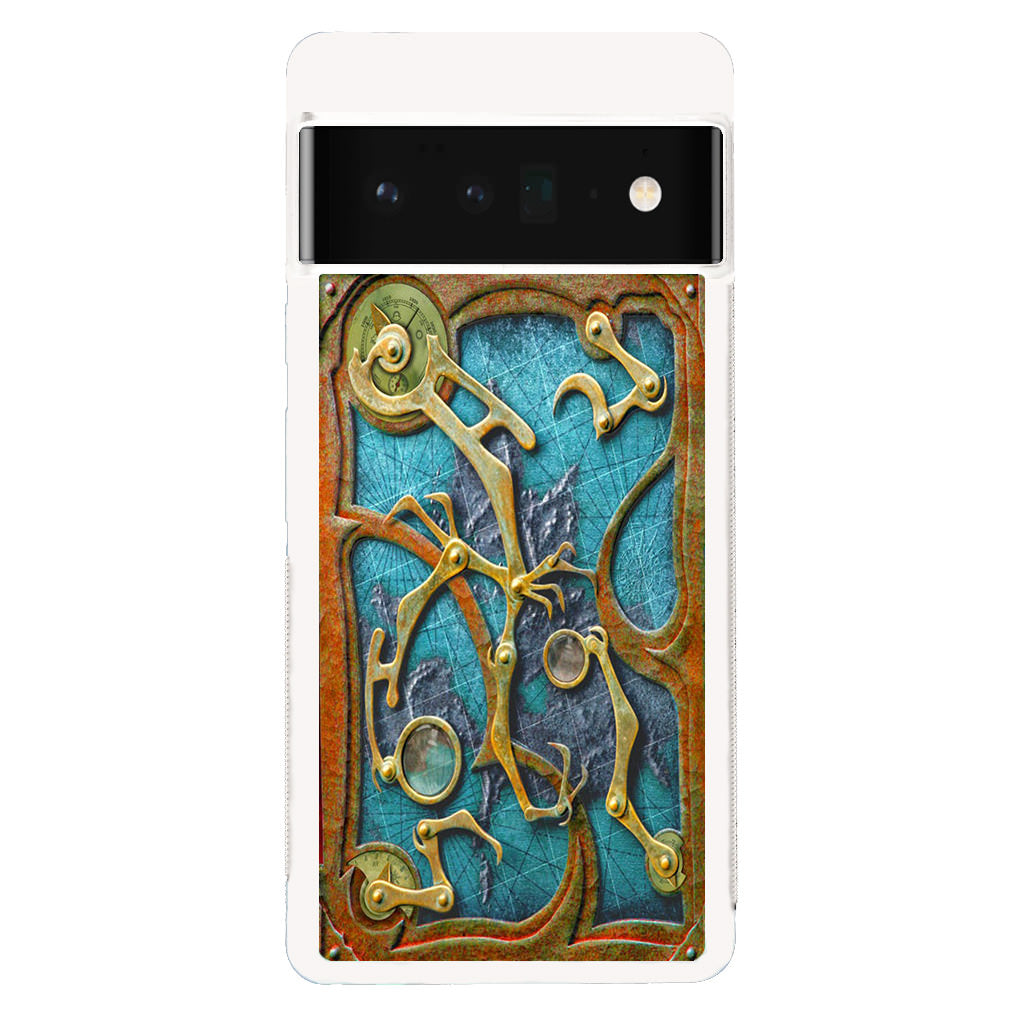 Steampunk Book Cover Google Pixel 6 Pro Case