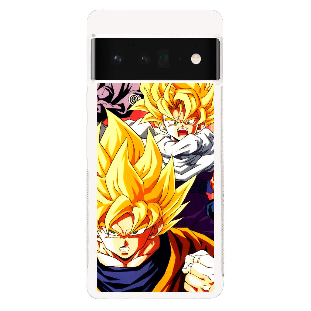 Super Saiyan Goku And Gohan Google Pixel 6 Pro Case