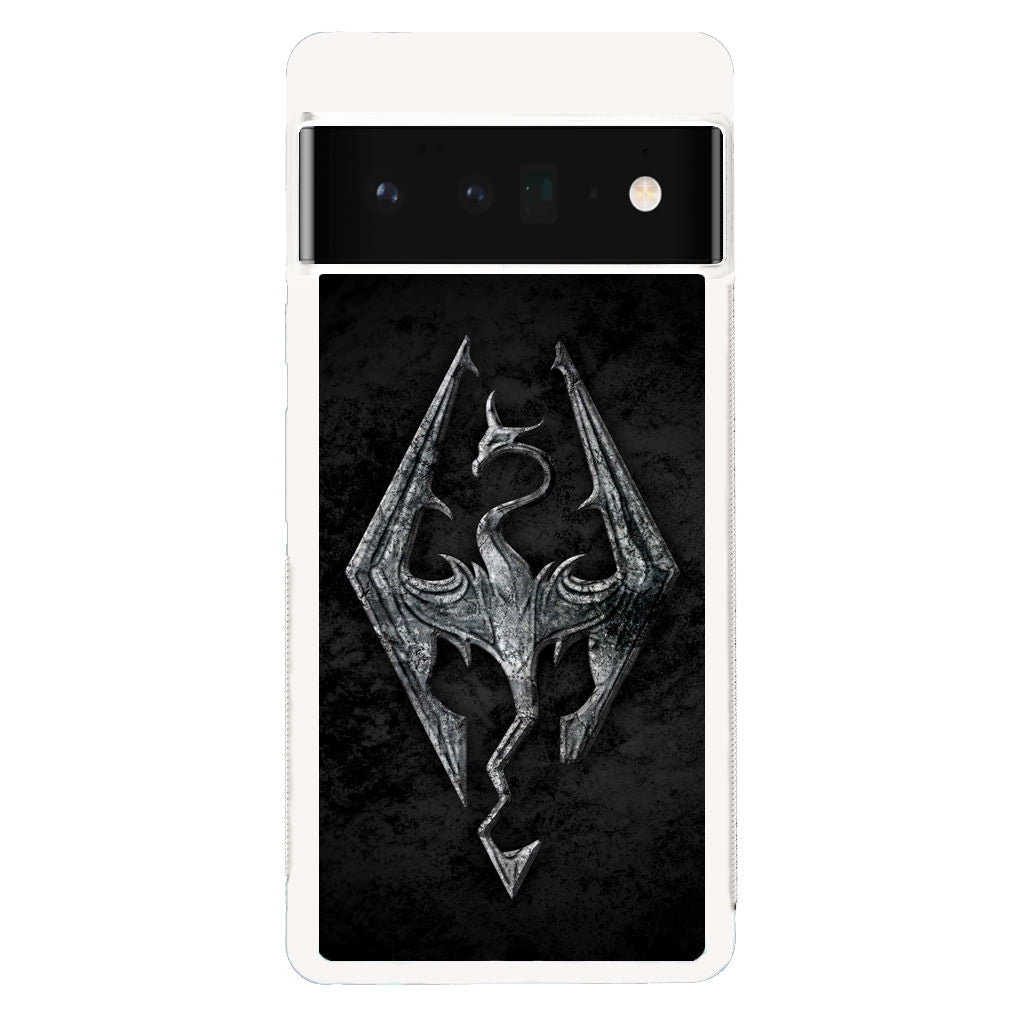 The Elder Scrolls V Skyrim Logo Google Pixel 6 Pro Case