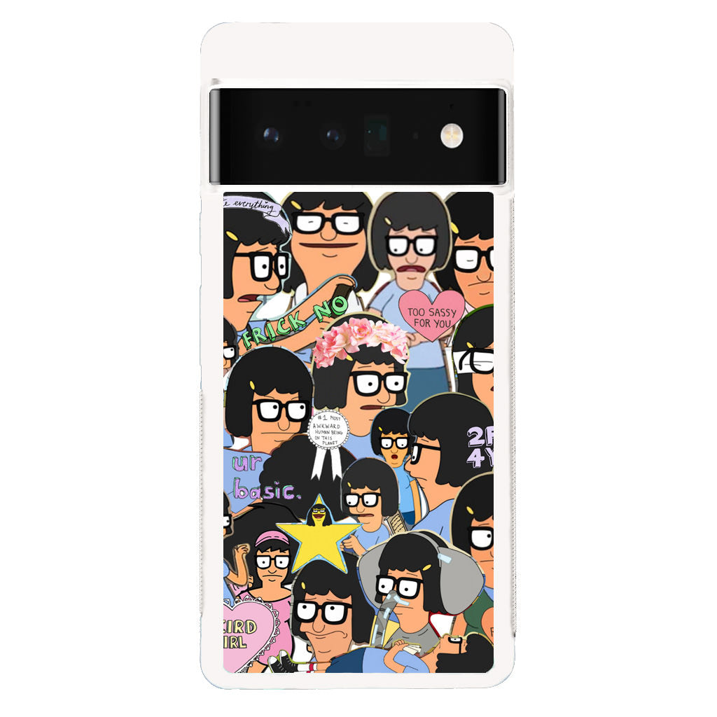 Tina Belcher Collage Google Pixel 6 Pro Case