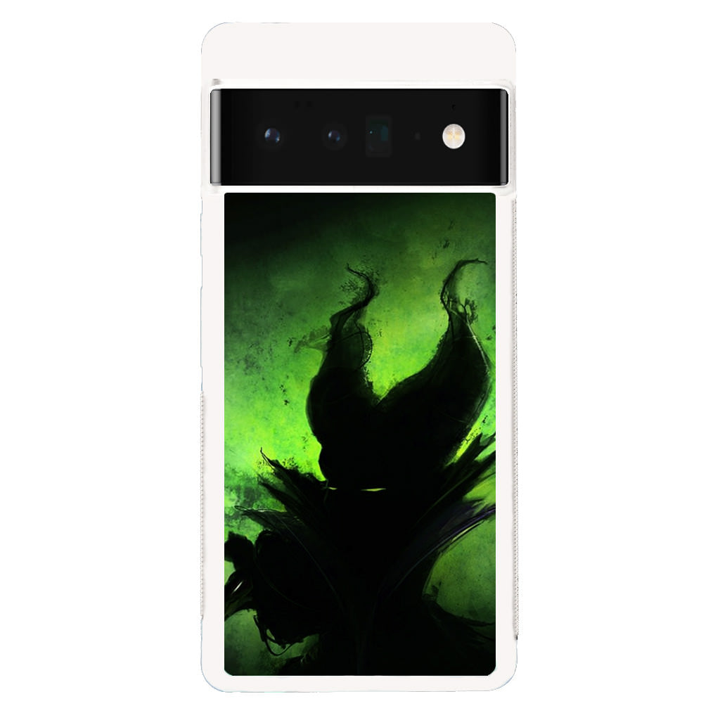 Villains Maleficent Silhouette Google Pixel 6 Pro Case