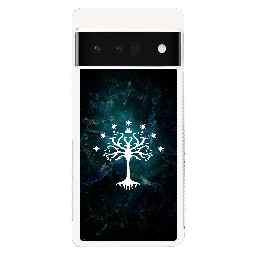 White Tree Of Gondor In Space Nebula Google Pixel 6 Pro Case