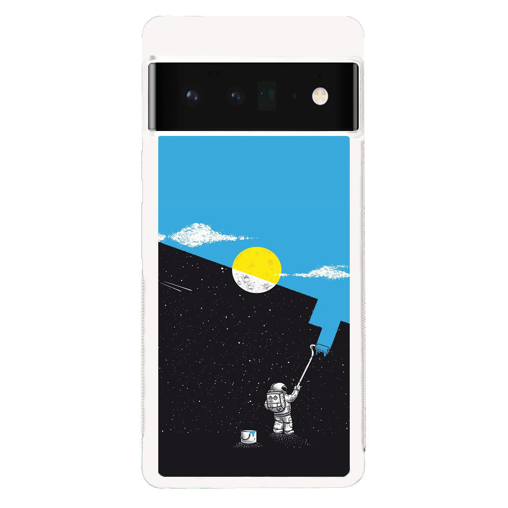 Space Paiting Day Google Pixel 6 Pro Case