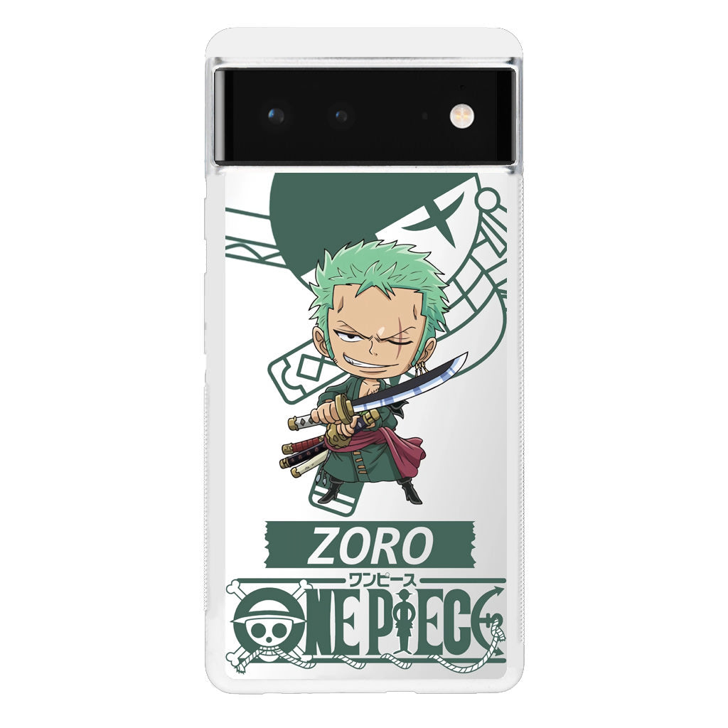 Chibi Zoro Google Pixel 6 Case