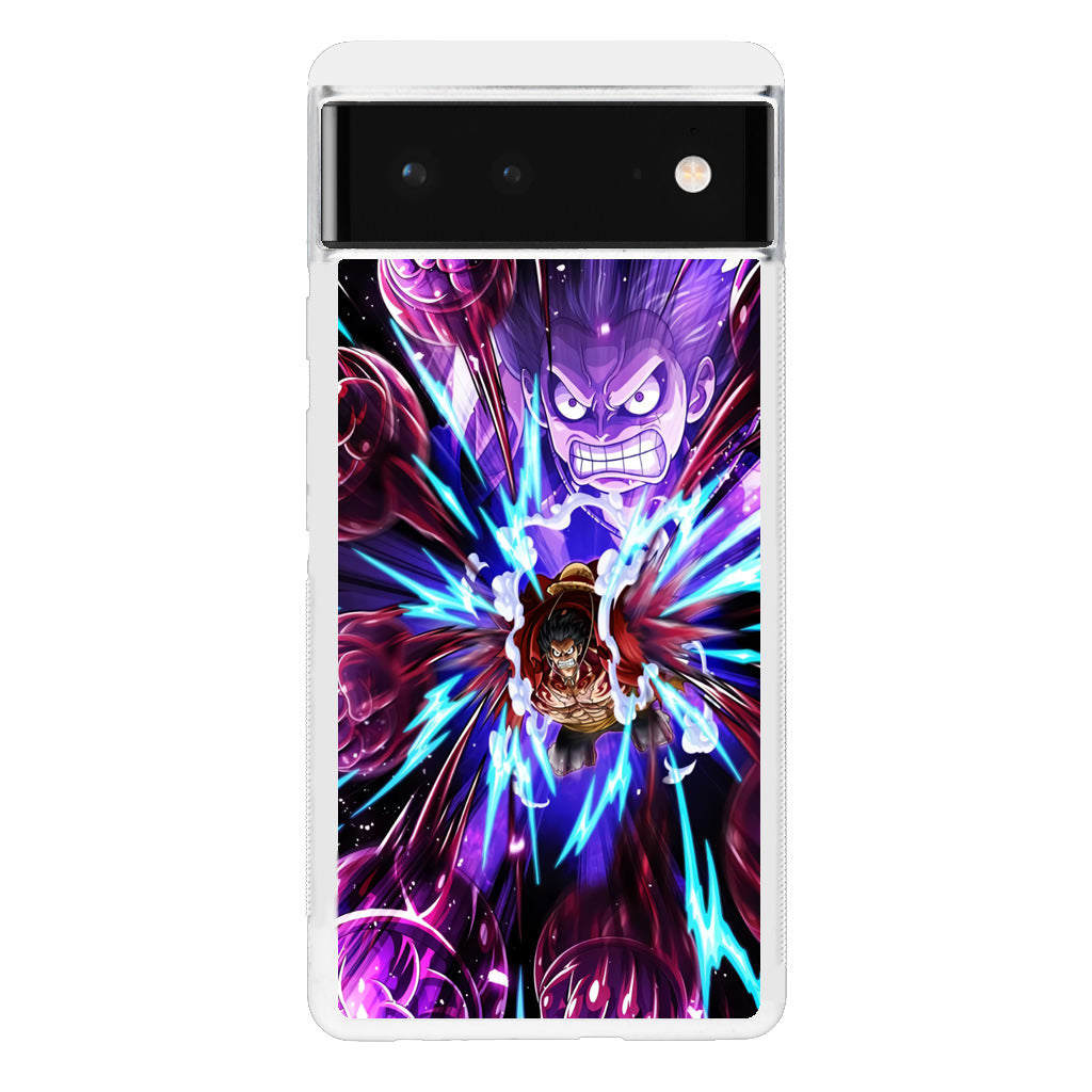 Luffy Bounce Man Gattling Gun Google Pixel 6 Case