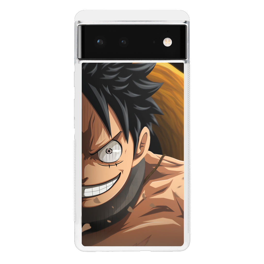 Luffy Half Smile Google Pixel 6 Case