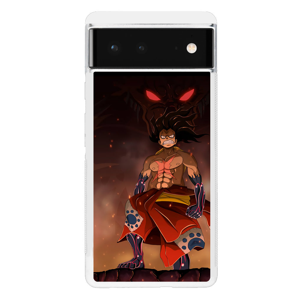 Luffy Snake Man Form Google Pixel 6 Case